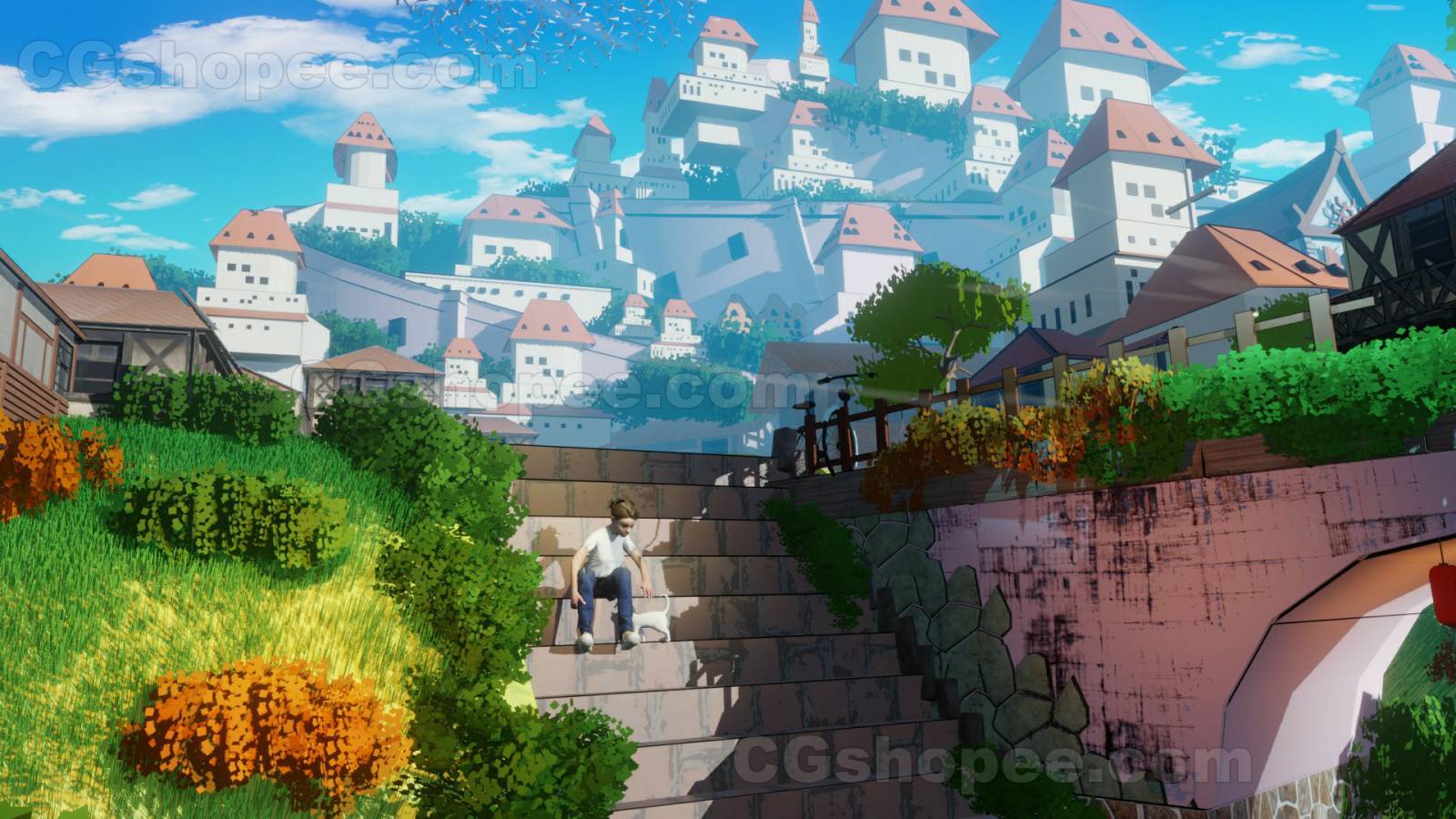 图片[1]|Anime Castles&Islands – Blender - cgshopee|cgshopee