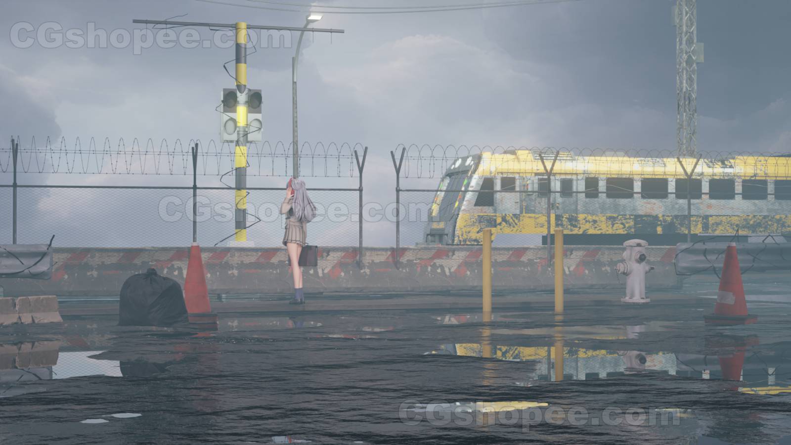 图片[1]|Railway scenario – Blender - cgshopee|cgshopee