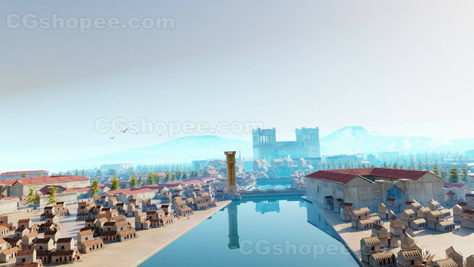 图片[2]|Anime Castles&Islands – Blender - cgshopee|cgshopee