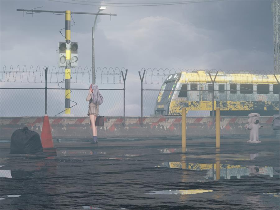 Railway scenario – Blender - cgshopee|cgshopee