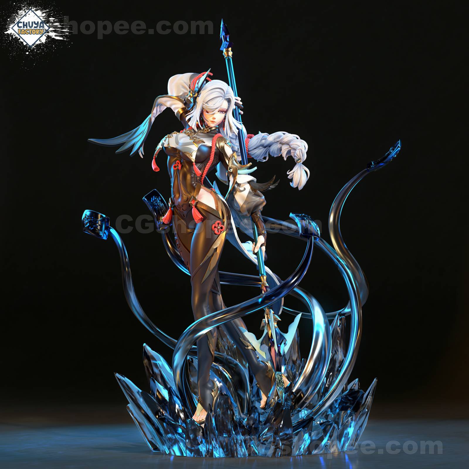 图片[1]|Chuya Factory - Shenhe – 3D PRINTABLE Figure STL - cgshopee|cgshopee