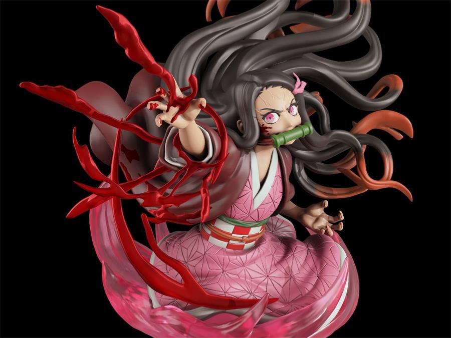 Nezuko (BUST) – 3D PRINTABLE Figure STL - cgshopee|cgshopee