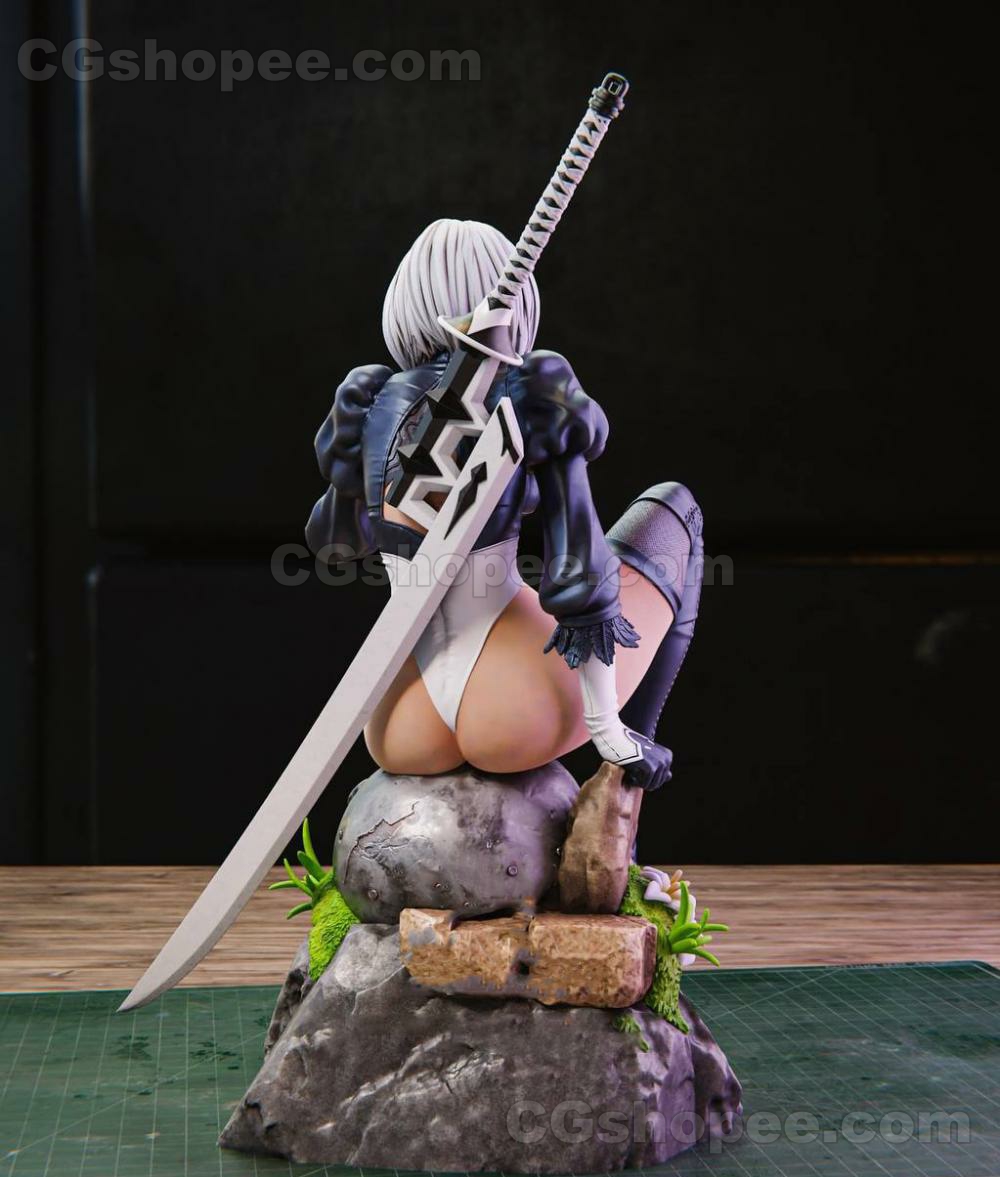 图片[3]|Nier 2B – 3D PRINTABLE Figure STL - cgshopee|cgshopee