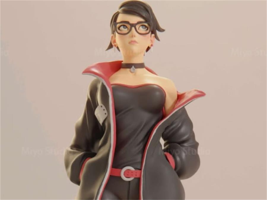 Sarada – 3D PRINTABLE Figure STL - cgshopee|cgshopee