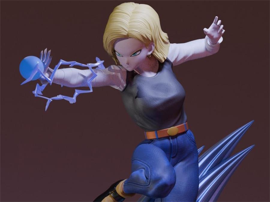 Android 18 – 3D PRINTABLE Figure STL - cgshopee|cgshopee