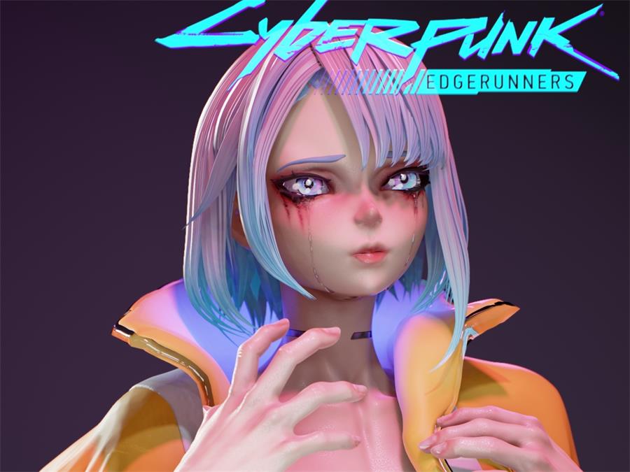 Lucy Pinup Cyberpunk - Hybris studios – 3D PRINTABLE Figure STL - cgshopee|cgshopee