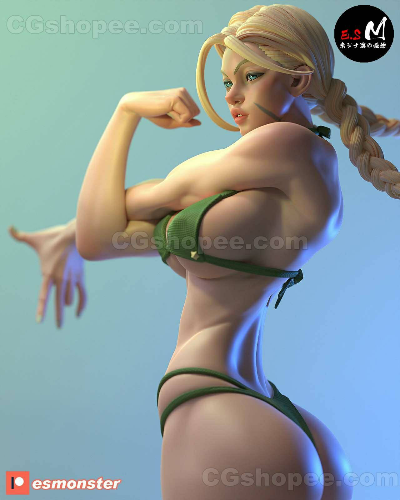 图片[1]|E.S Monster - Cammy – 3D PRINTABLE Figure STL - cgshopee|cgshopee