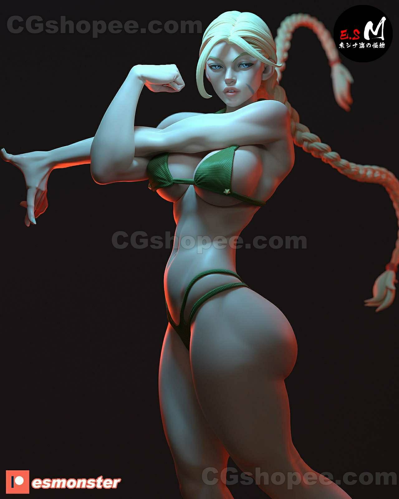 图片[2]|E.S Monster - Cammy – 3D PRINTABLE Figure STL - cgshopee|cgshopee