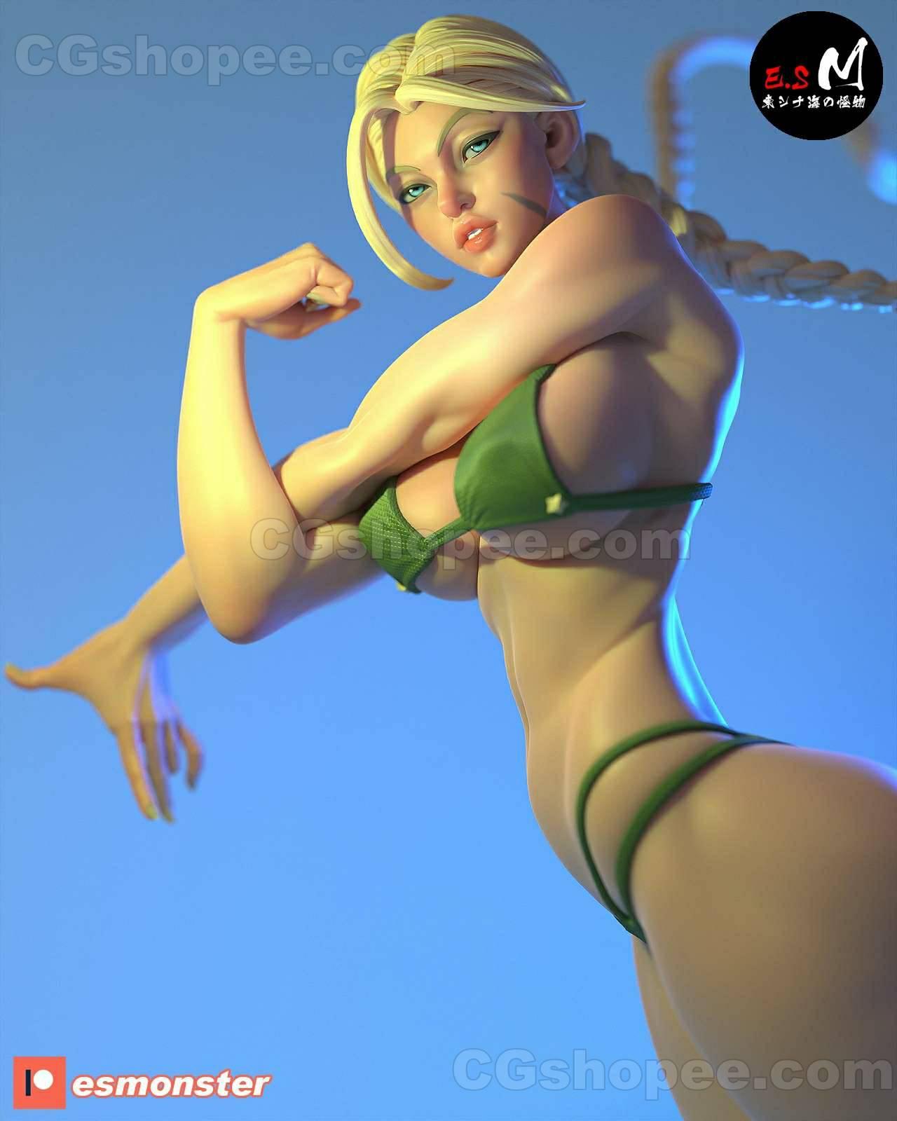 图片[8]|E.S Monster - Cammy – 3D PRINTABLE Figure STL - cgshopee|cgshopee