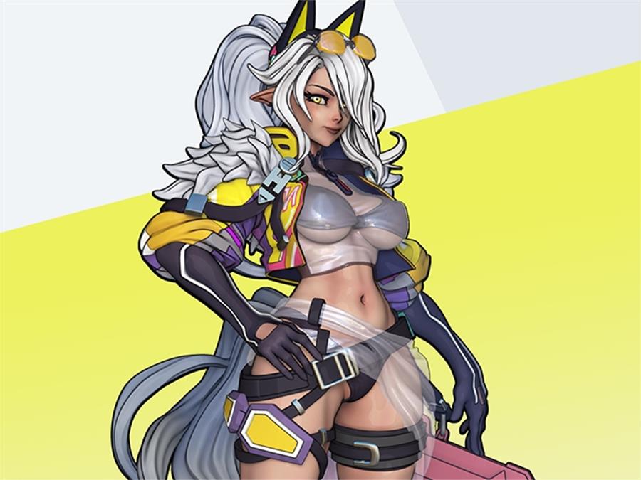 Deadmans SciFi ElfGirl – 3D PRINTABLE Figure STL - cgshopee|cgshopee