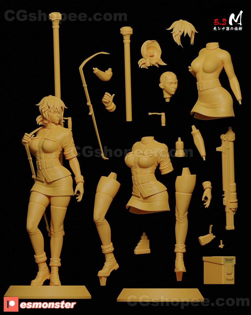 图片[2]|Seras Victoria – 3D PRINTABLE Figure STL - cgshopee|cgshopee