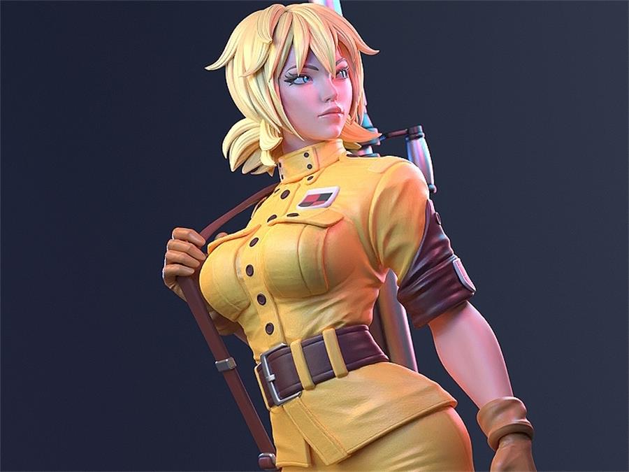 Seras Victoria – 3D PRINTABLE Figure STL - cgshopee|cgshopee