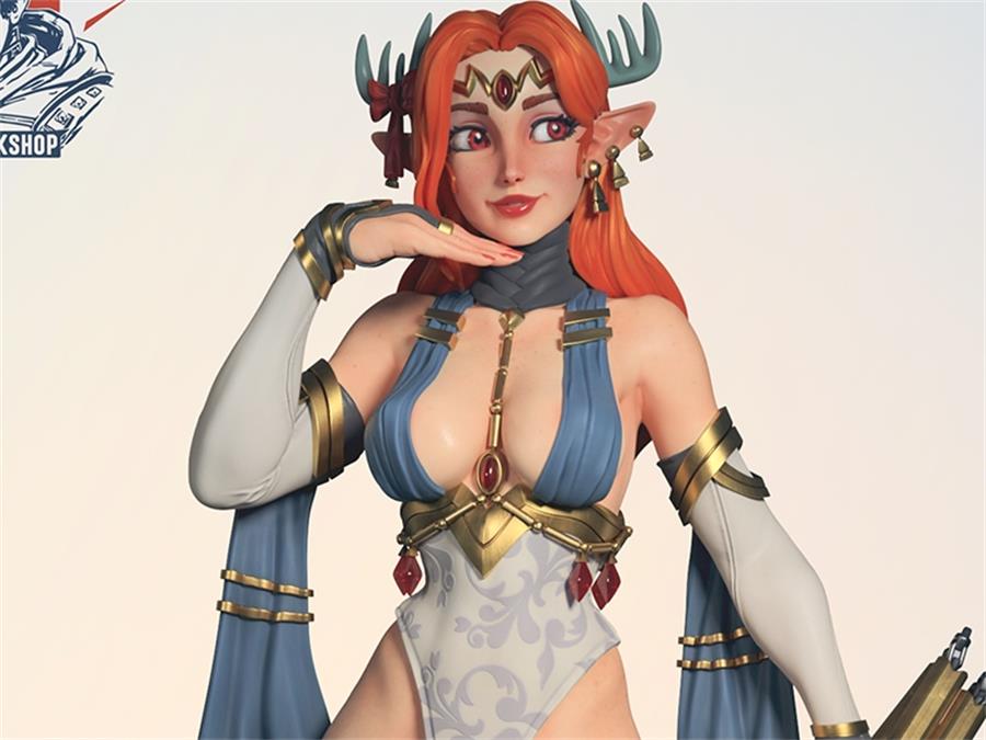 PinUp Farah – 3D PRINTABLE Figure STL - cgshopee|cgshopee