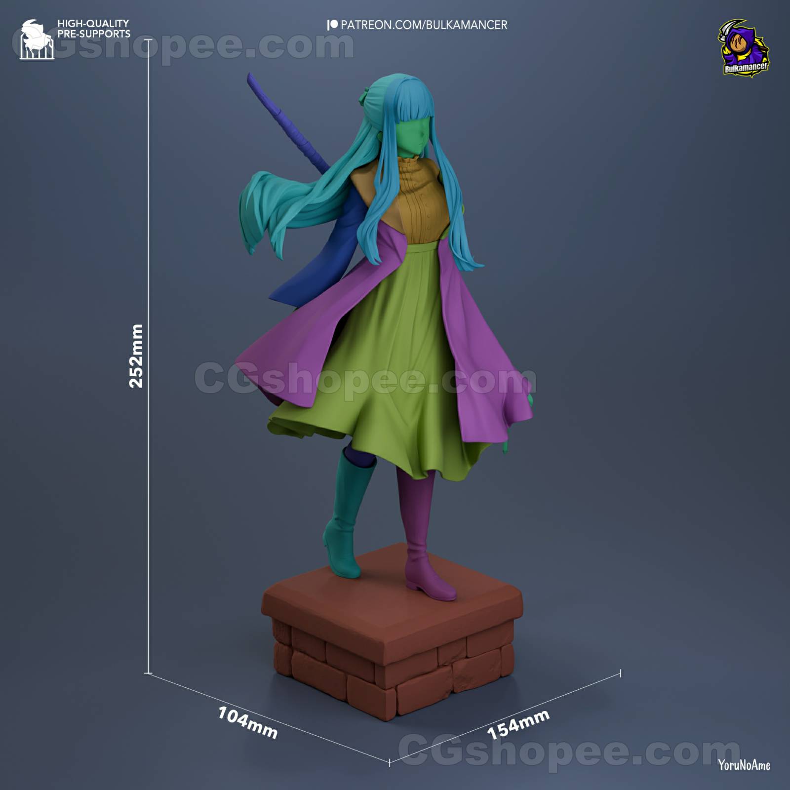 图片[3]|Fern – 3D PRINTABLE Figure STL - cgshopee|cgshopee