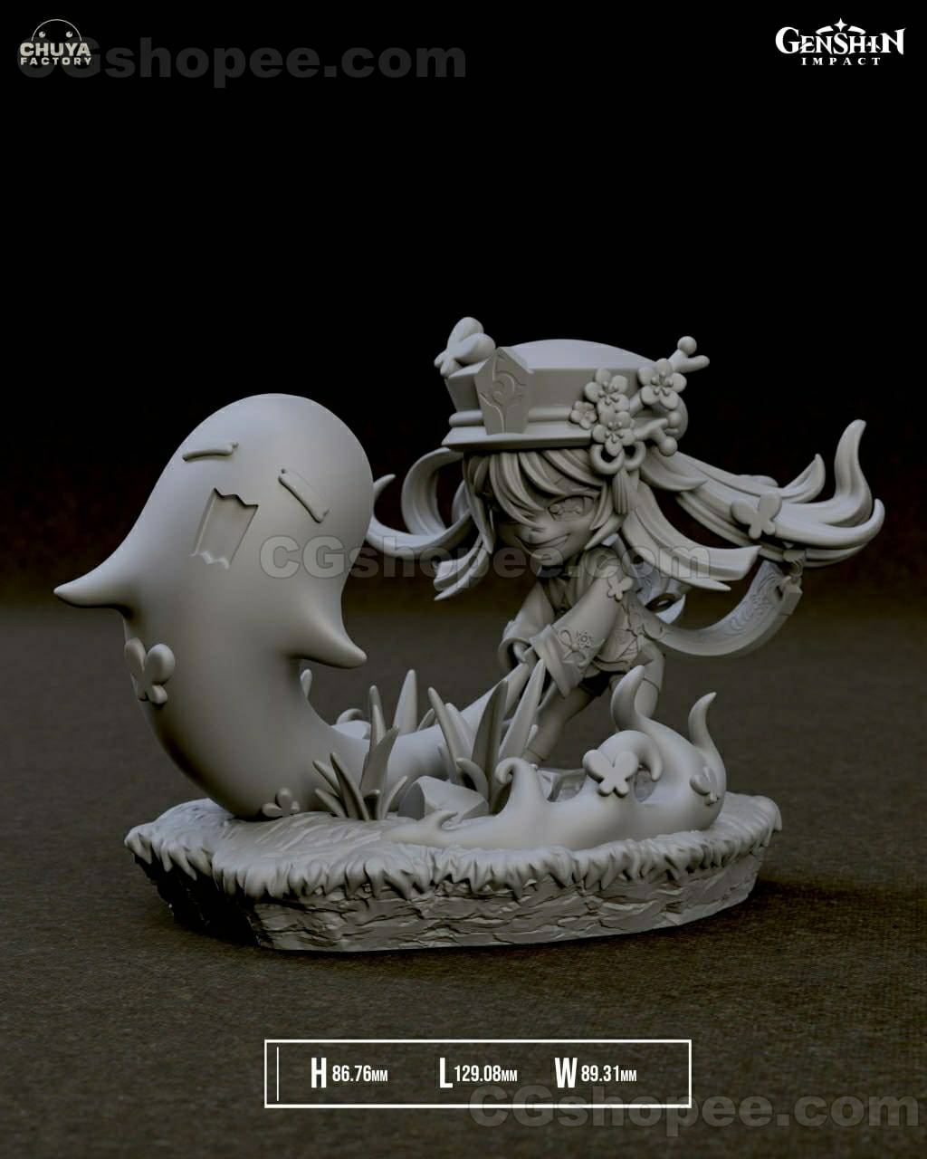 图片[2]|Hutao chibi - Chuya Factory – 3D PRINTABLE Figure STL - cgshopee|cgshopee