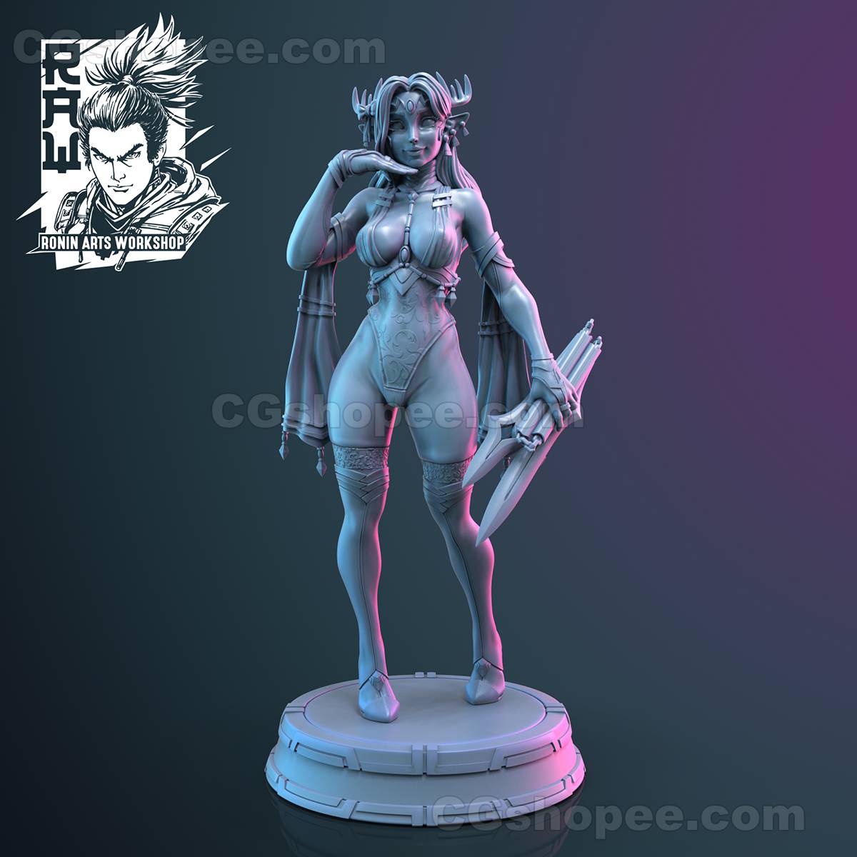 图片[2]|PinUp Farah – 3D PRINTABLE Figure STL - cgshopee|cgshopee