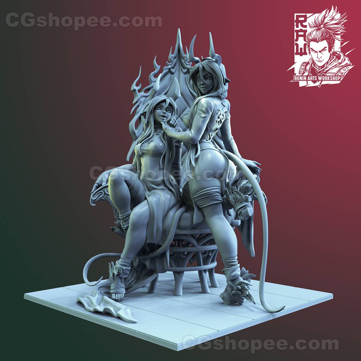 图片[2]|PinUp_Saya&Tina – 3D PRINTABLE Figure STL - cgshopee|cgshopee