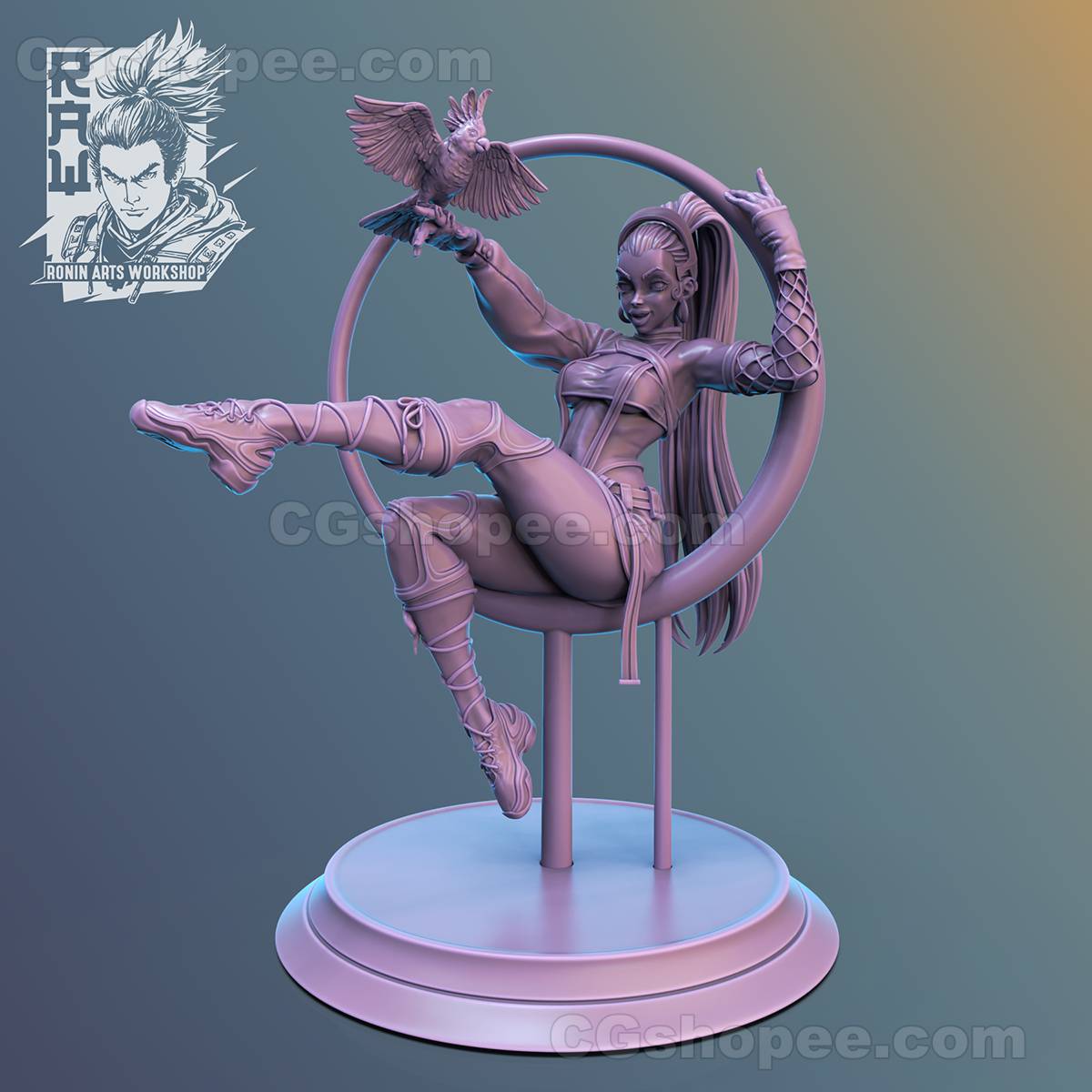 图片[2]|PinUp Angelique – 3D PRINTABLE Figure STL - cgshopee|cgshopee