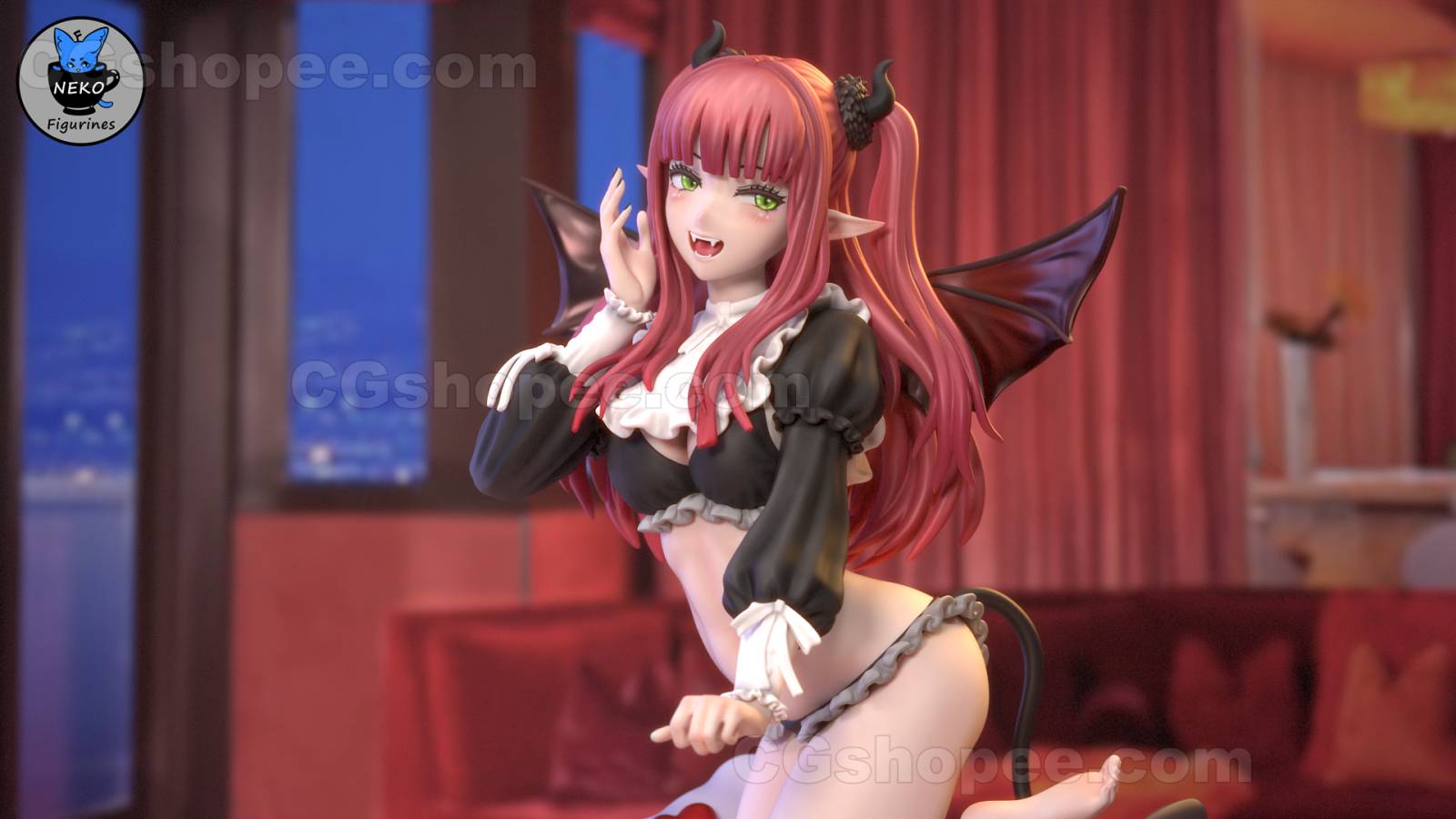 图片[2]|Marin Kitagawa Succubus (My Dress-Up Darling) – 3D PRINTABLE Figure STL - cgshopee|cgshopee