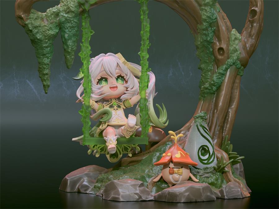 Nahida chibi - genshin impact - Chuya Factory – 3D PRINTABLE Figure STL - cgshopee|cgshopee