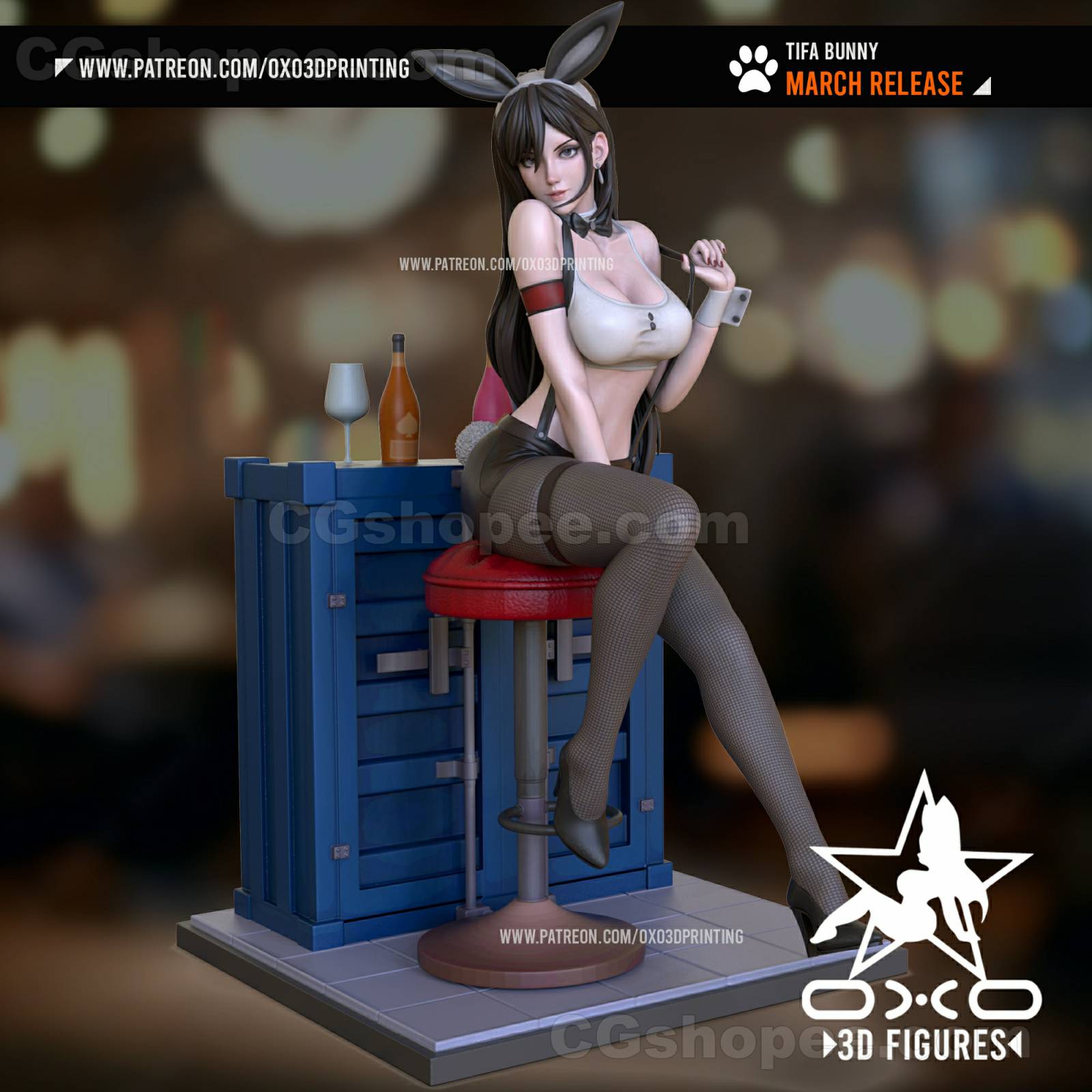 图片[2]|Tifa_Bunny – 3D PRINTABLE Figure STL - cgshopee|cgshopee