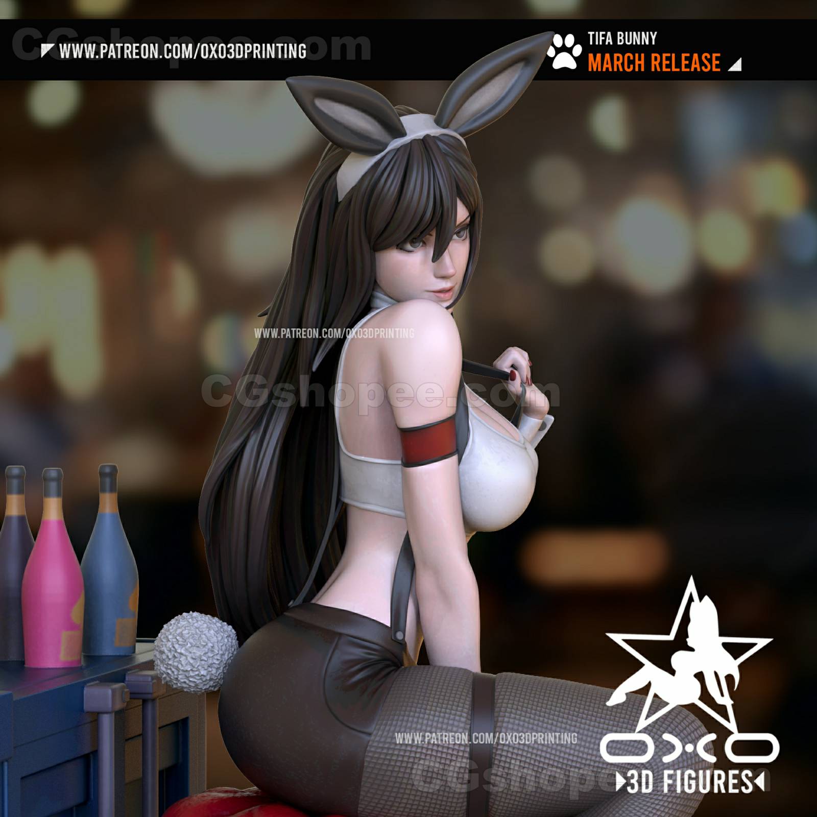 图片[3]|Tifa_Bunny – 3D PRINTABLE Figure STL - cgshopee|cgshopee