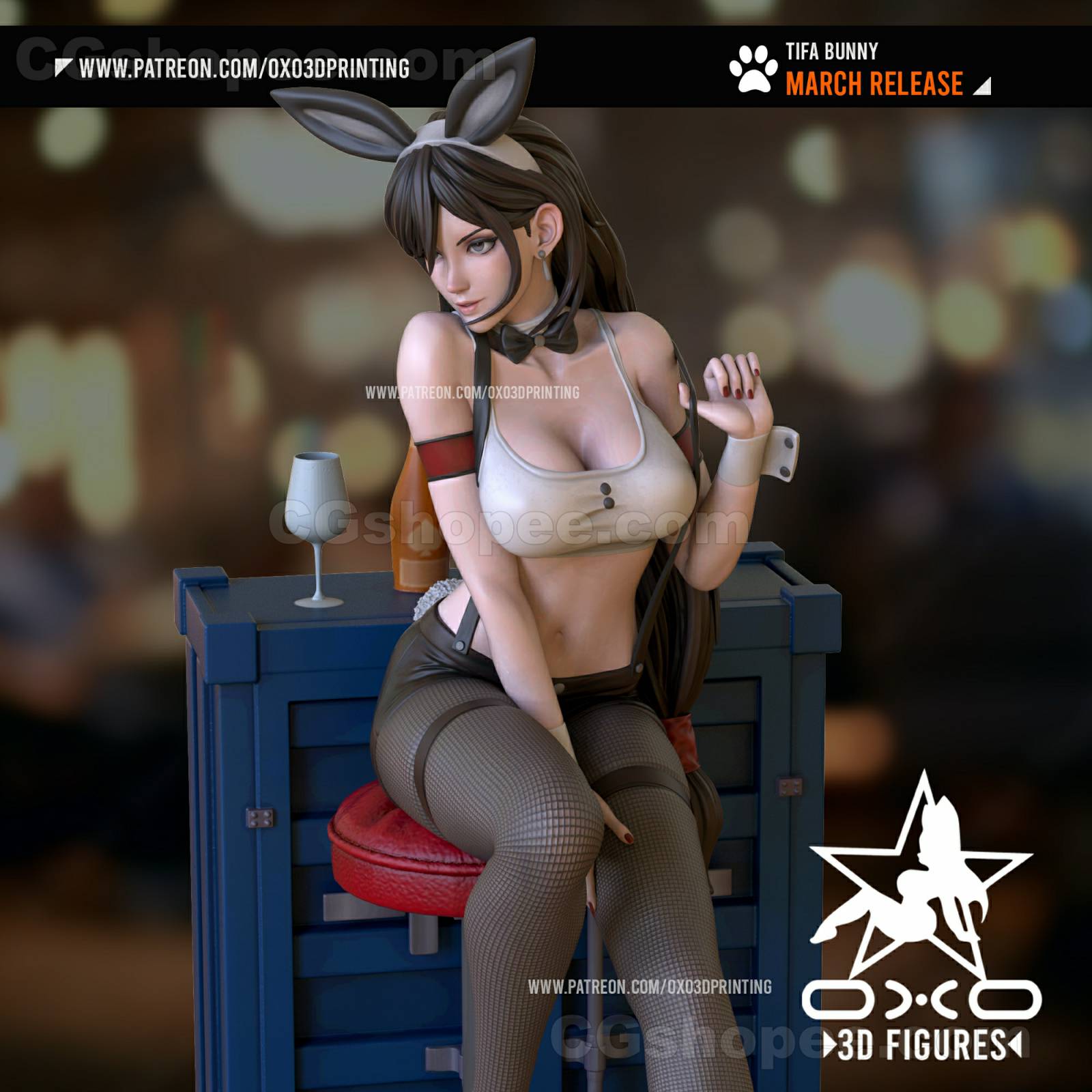 图片[4]|Tifa_Bunny – 3D PRINTABLE Figure STL - cgshopee|cgshopee