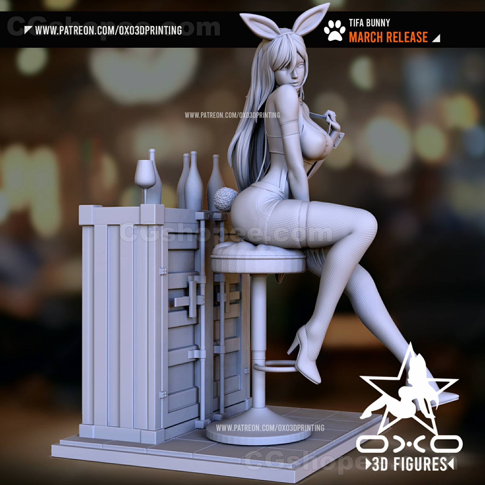 图片[5]|Tifa_Bunny – 3D PRINTABLE Figure STL - cgshopee|cgshopee