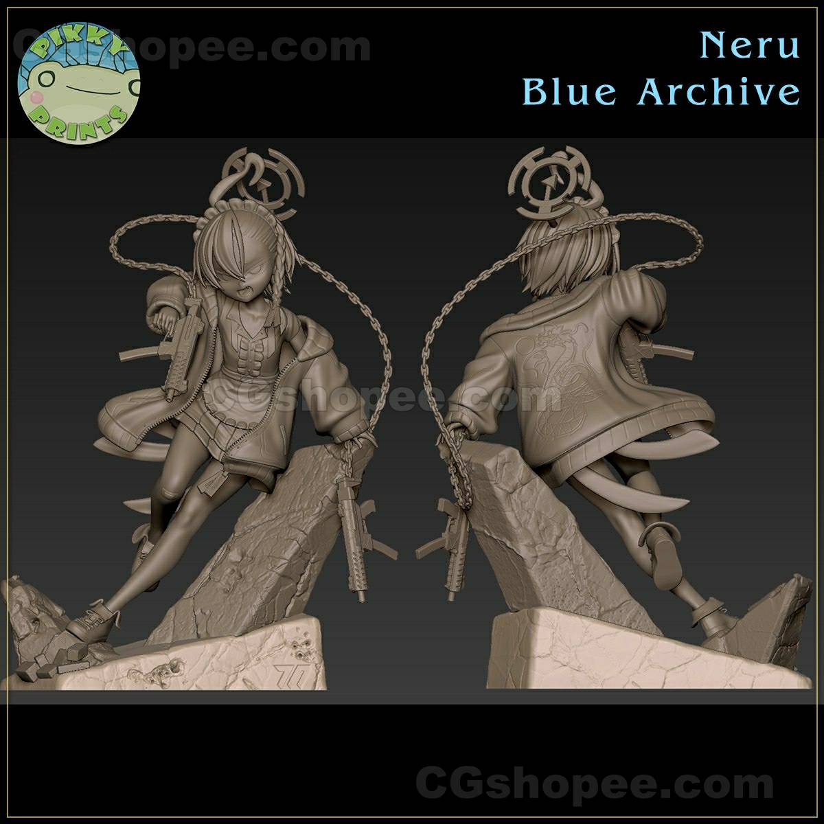 图片[6]|Pikky Prints - Neru – 3D PRINTABLE Figure STL - cgshopee|cgshopee