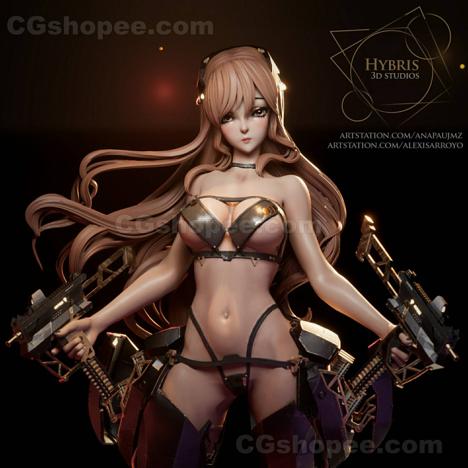 图片[1]|Project Code NOIR - Hybris Studios – 3D PRINTABLE Figure STL - cgshopee|cgshopee