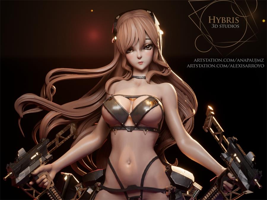 Project Code NOIR - Hybris Studios – 3D PRINTABLE Figure STL - cgshopee|cgshopee