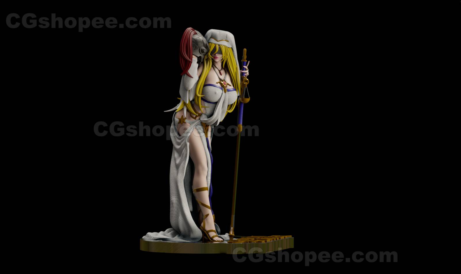 图片[1]|Goblin Slayer Sword Maiden – 3D PRINTABLE Figure STL - cgshopee|cgshopee