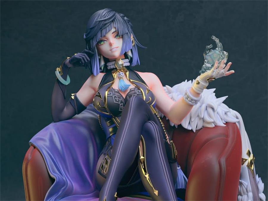 Yelan – 3D PRINTABLE Figure STL - cgshopee|cgshopee