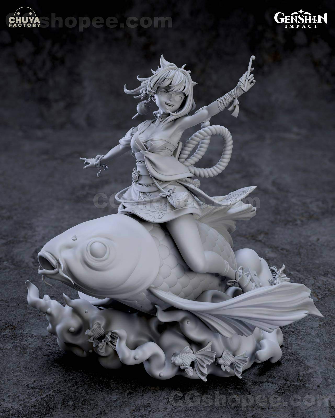 图片[8]|Chuya Factory Yoimiya – 3D PRINTABLE Figure STL - cgshopee|cgshopee