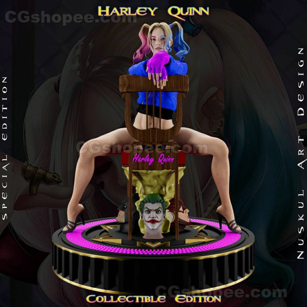 图片[1]|Harley Quinn Collectible Edition Nuskul Art – 3D PRINTABLE Figure STL - cgshopee|cgshopee