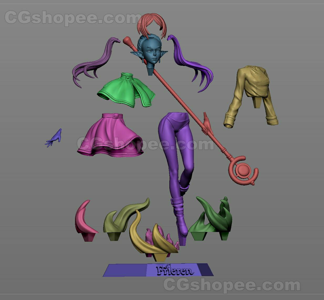 图片[3]|Frierenil_paddyy – 3D PRINTABLE Figure STL - cgshopee|cgshopee