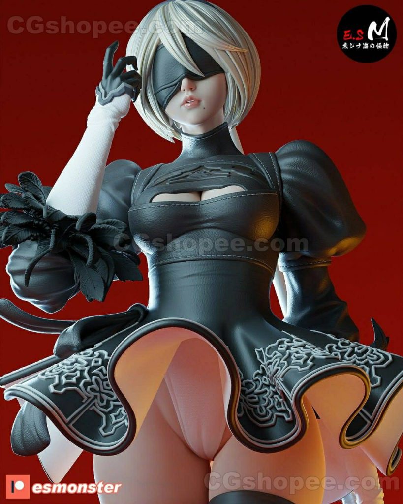 图片[9]|esmonster - Automata 2B – 3D PRINTABLE Figure STL - cgshopee|cgshopee