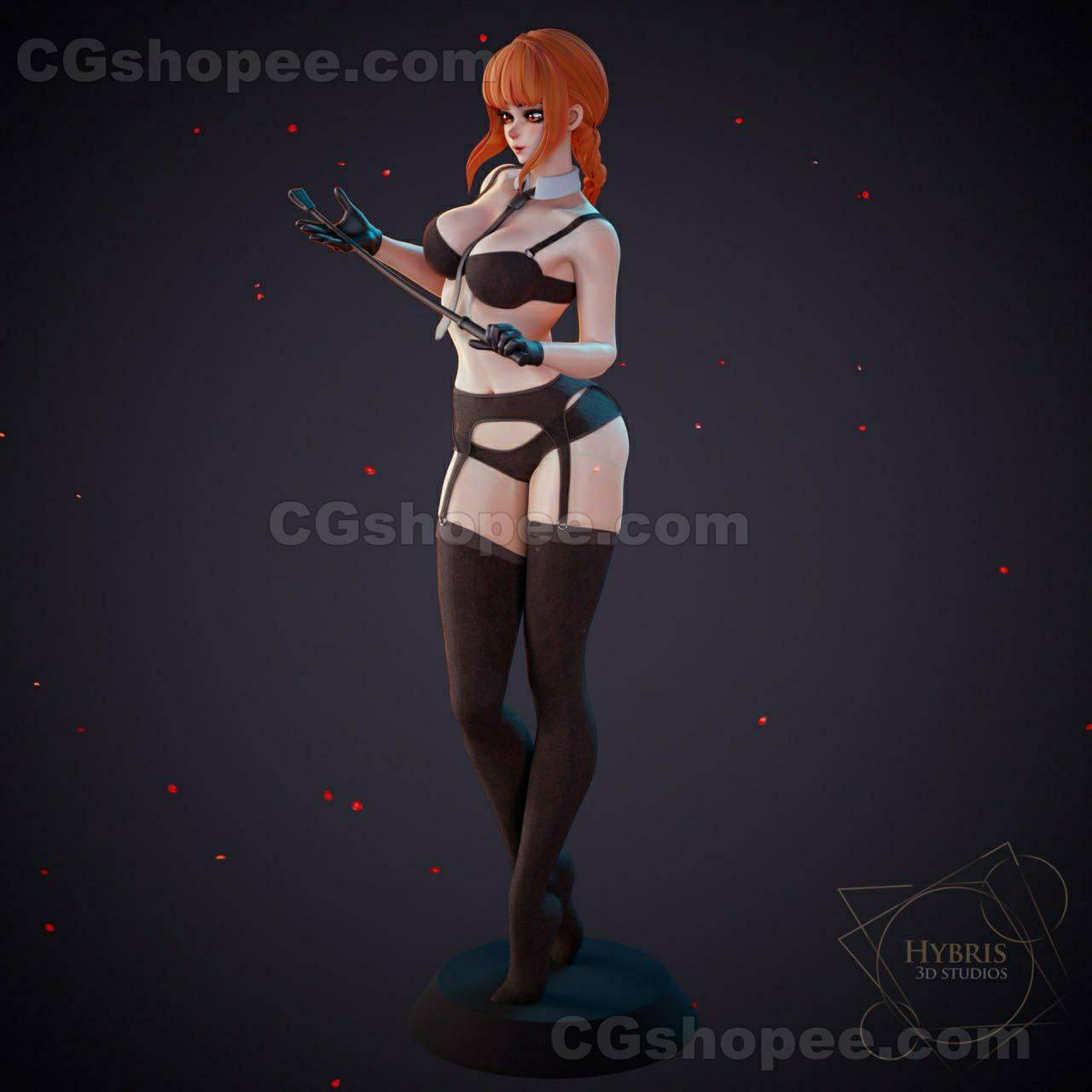 图片[1]|Hybris Studio - Makima Pin Up – 3D PRINTABLE Figure STL - cgshopee|cgshopee