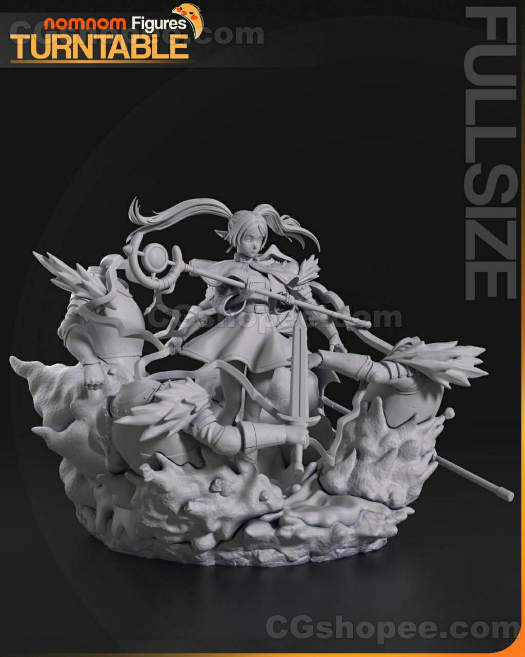 图片[5]|NomNom Frieren – 3D PRINTABLE Figure STL - cgshopee|cgshopee