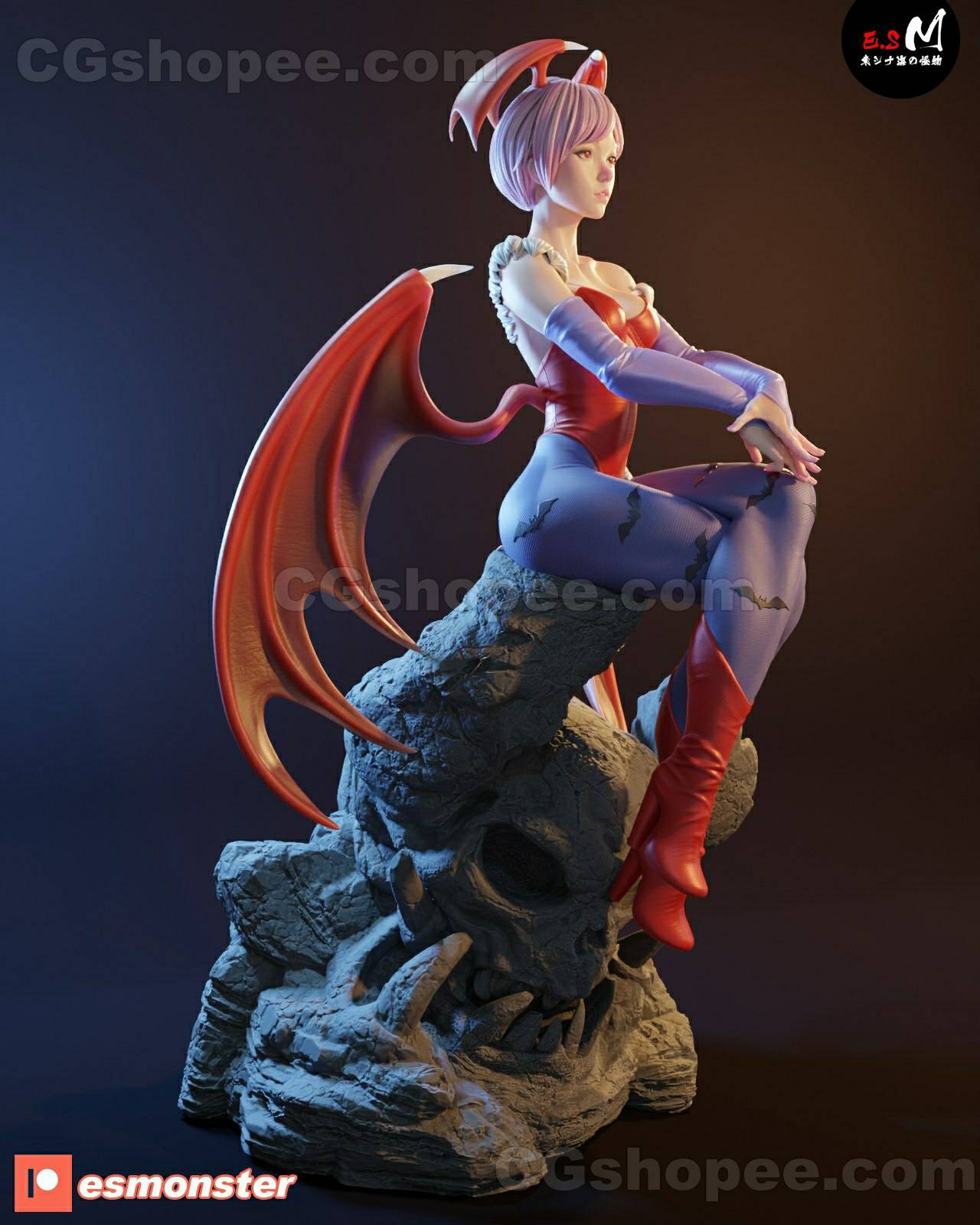 图片[1]|E.S Monster - Lilith – 3D PRINTABLE Figure STL - cgshopee|cgshopee