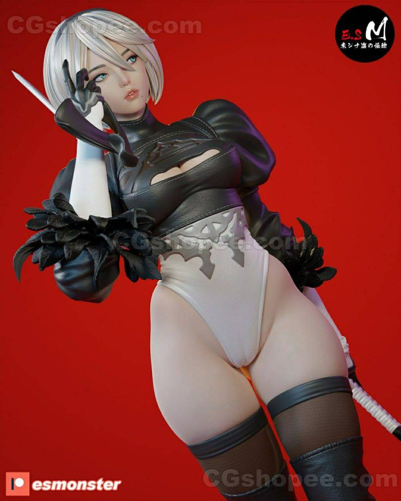 图片[1]|esmonster - Automata 2B – 3D PRINTABLE Figure STL - cgshopee|cgshopee