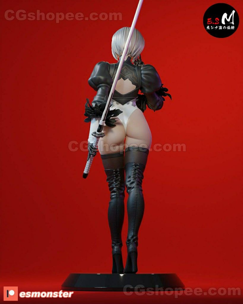 图片[2]|esmonster - Automata 2B – 3D PRINTABLE Figure STL - cgshopee|cgshopee