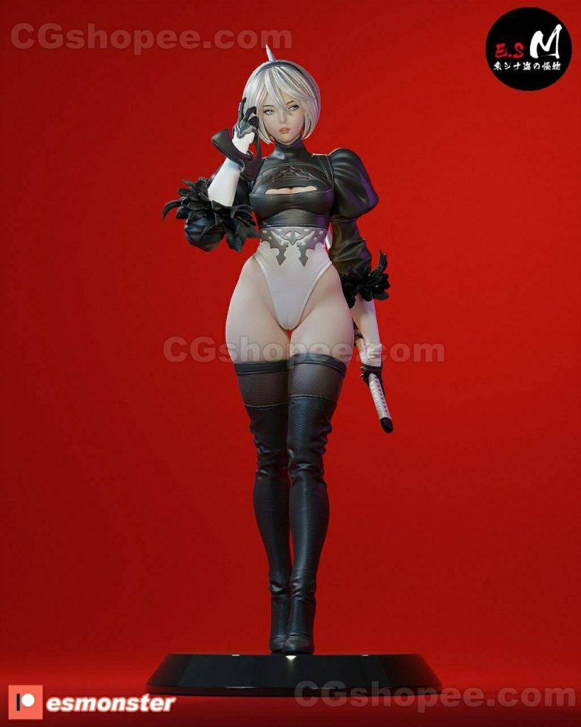 图片[4]|esmonster - Automata 2B – 3D PRINTABLE Figure STL - cgshopee|cgshopee