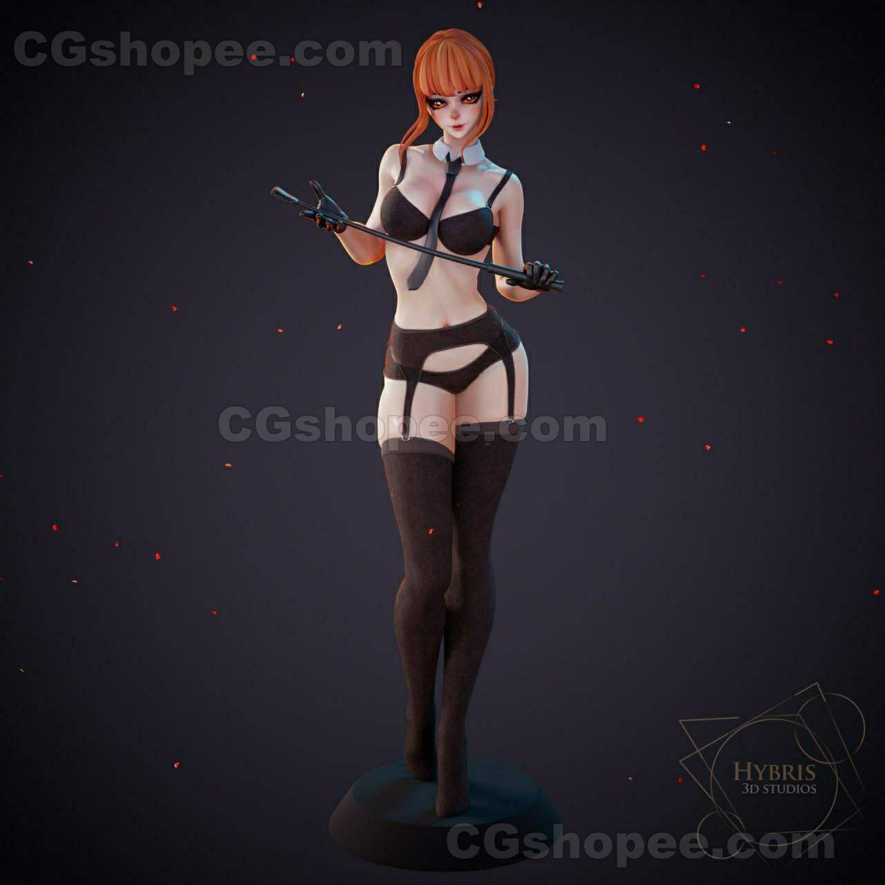 图片[4]|Hybris Studio - Makima Pin Up – 3D PRINTABLE Figure STL - cgshopee|cgshopee