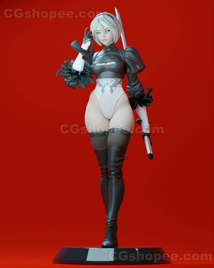 图片[6]|esmonster - Automata 2B – 3D PRINTABLE Figure STL - cgshopee|cgshopee