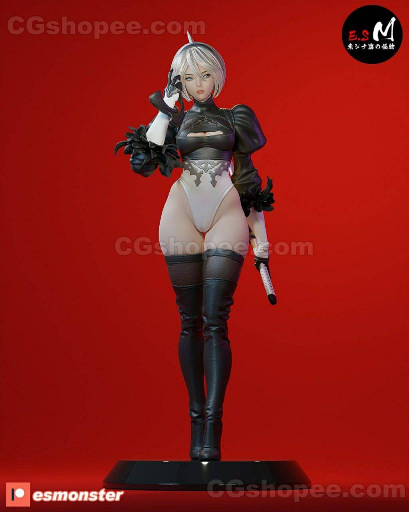 图片[7]|esmonster - Automata 2B – 3D PRINTABLE Figure STL - cgshopee|cgshopee