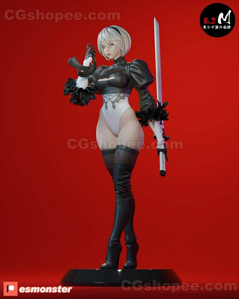 图片[8]|esmonster - Automata 2B – 3D PRINTABLE Figure STL - cgshopee|cgshopee