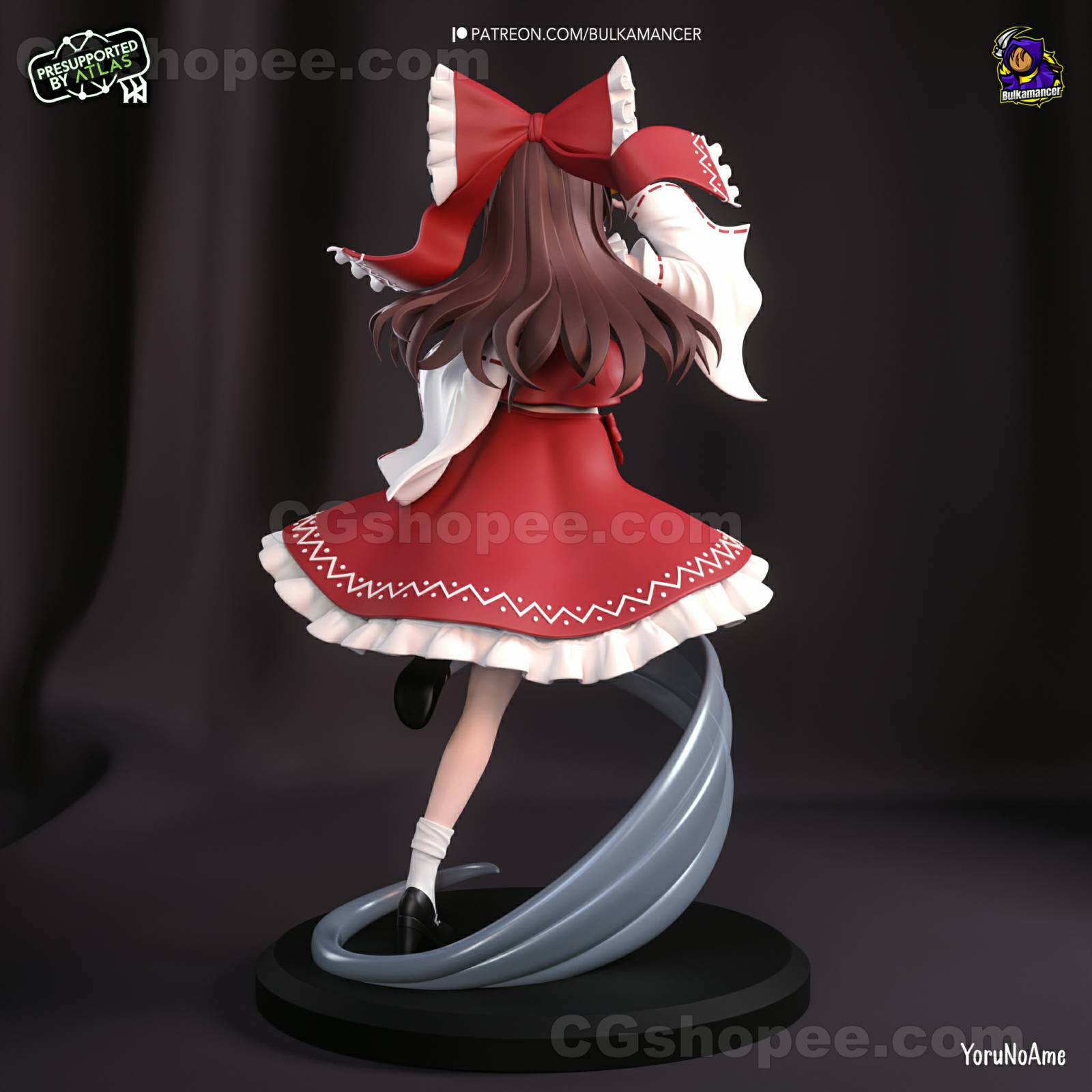 图片[3]|Reimu - Touhou Project – 3D PRINTABLE Figure STL - cgshopee|cgshopee