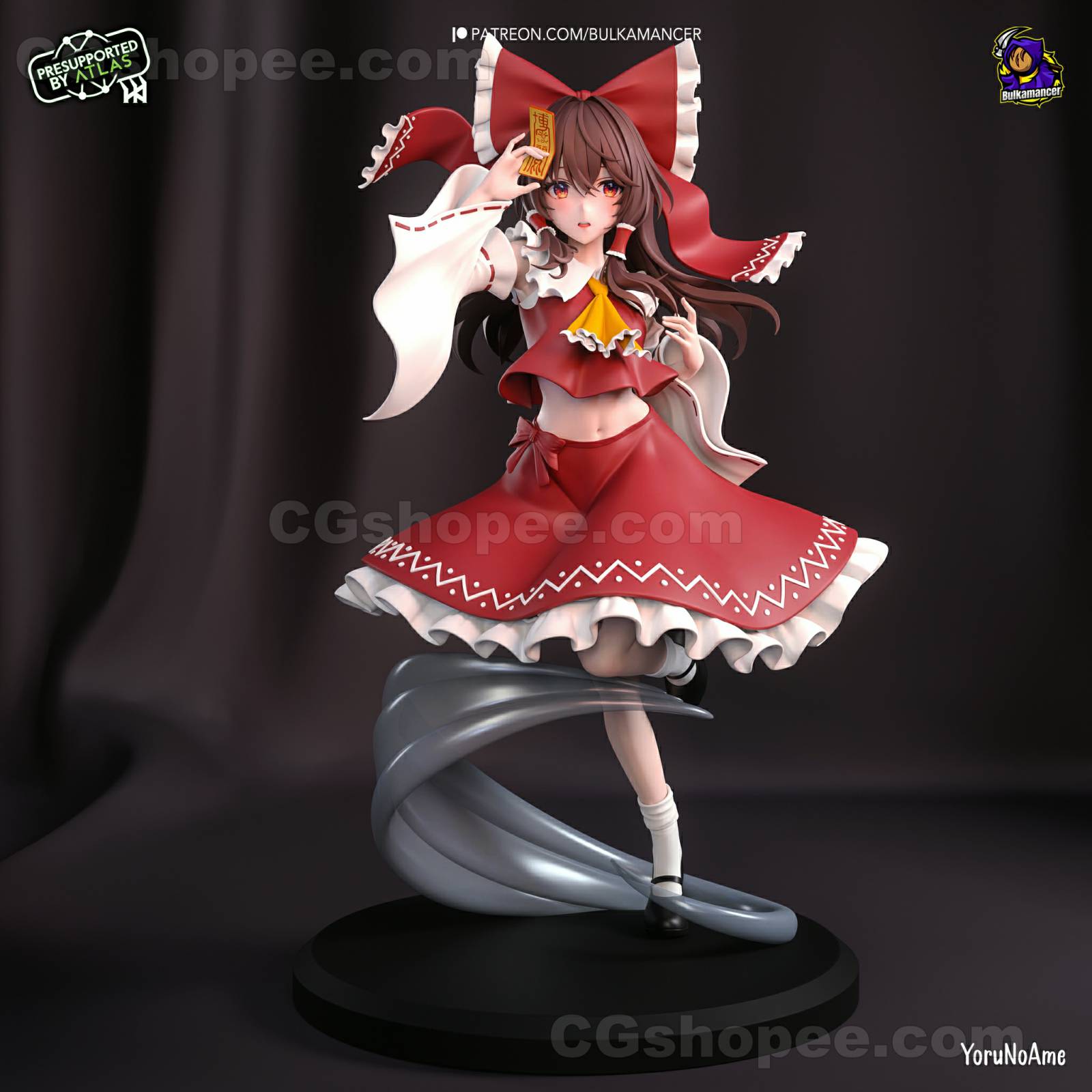 图片[4]|Reimu - Touhou Project – 3D PRINTABLE Figure STL - cgshopee|cgshopee