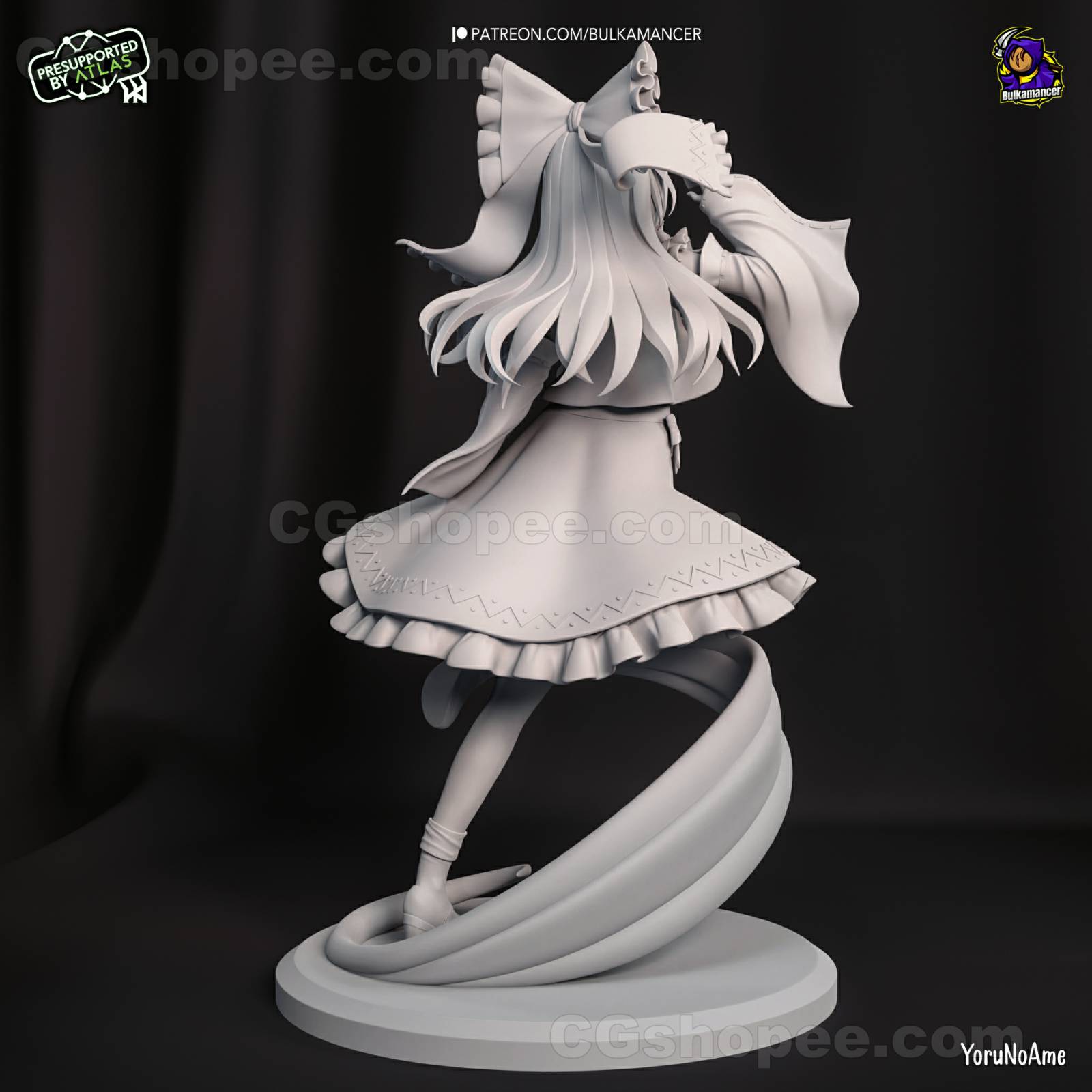 图片[9]|Reimu - Touhou Project – 3D PRINTABLE Figure STL - cgshopee|cgshopee